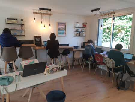 Place de coworking en open space