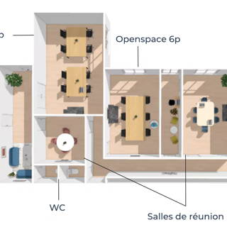 Espace indépendant 200 m² 22 postes Coworking Rue Théodule Ribot Paris 75017 - photo 17