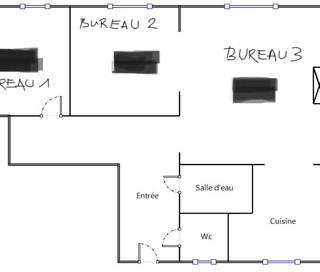 Bureau privé 51 m² 6 postes Coworking Rue Henri IV Bourg-la-Reine 92340 - photo 1