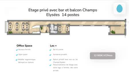 Etage 16 postes balcon Champs Elysées-13